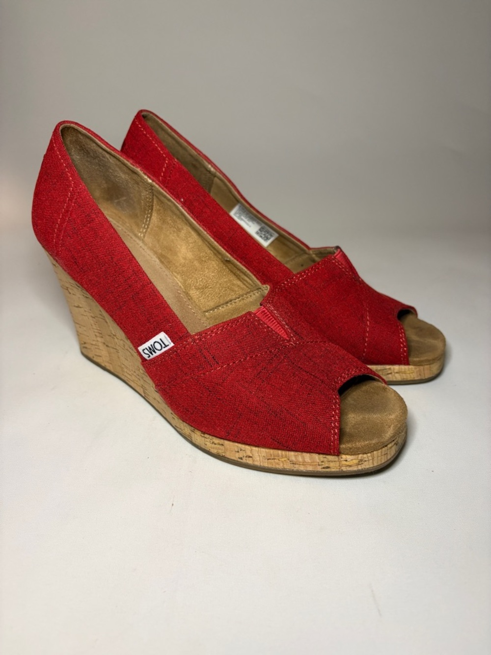 TOMS Women's Classic Espadrille Wedge Sandals Size 7